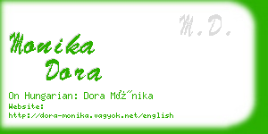 monika dora business card